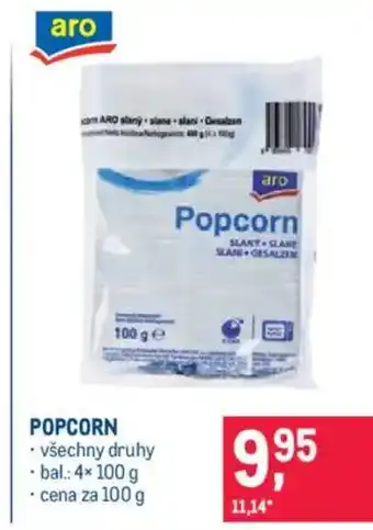 Makro POPCORN nabídka