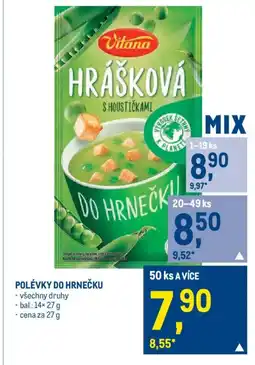 Makro Polévky do hrnečku nabídka