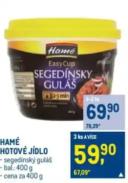 Makro HAMÉ Hotové jídlo nabídka