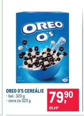 Makro OREO O's cereálie nabídka