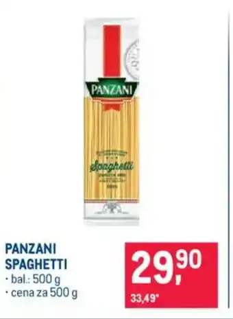 Makro Panzani spaghetti nabídka