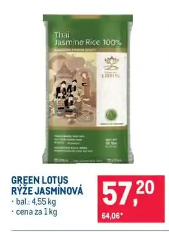 Makro Green lotus rýže jasmínová nabídka