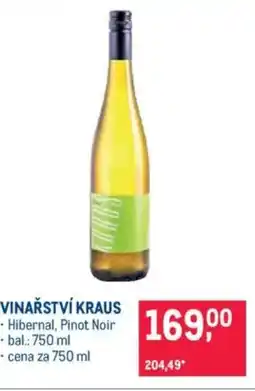 Makro Vinařství kraus nabídka