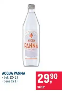 Makro ACQUA PANNA nabídka