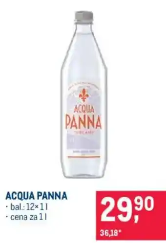 Makro ACQUA PANNA nabídka