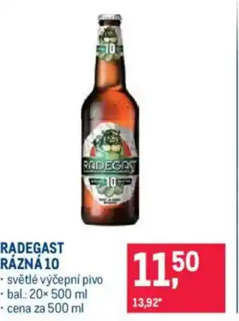 Makro RADEGAST RÁZNÁ 10 nabídka