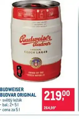 Makro BUDWEISER Budvar original nabídka