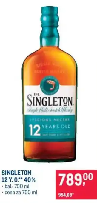 Makro SINGLETON 12 Years Old nabídka