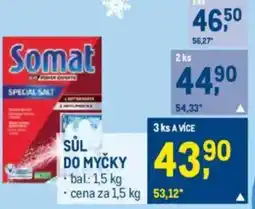 Makro SOMAT Sůl do myčky nabídka