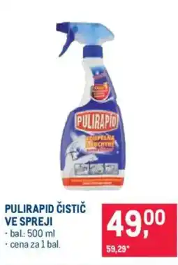 Makro PULIRAPID Čistič ve spreji nabídka