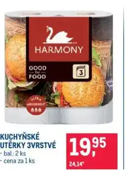 Makro Kuchyňské utěrky 3vrstvé nabídka