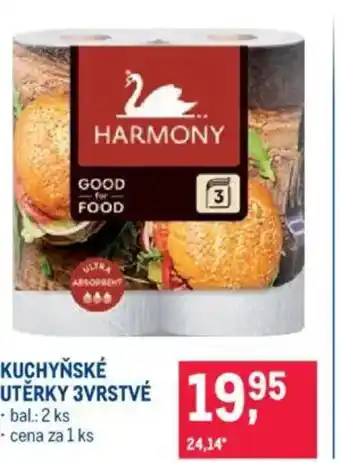 Makro Kuchyňské utěrky 3vrstvé nabídka