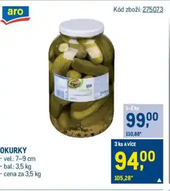 Makro OKURKY nabídka