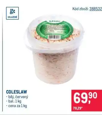 Makro Coleslaw nabídka