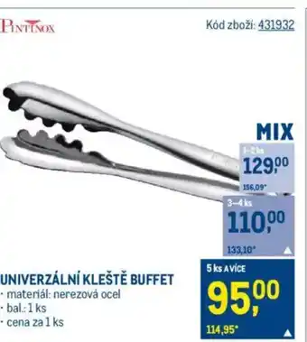 Makro Univerzální kleště buffet nabídka