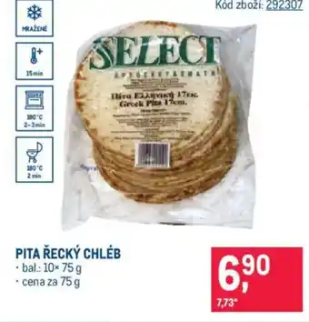 Makro Pita řecký chléb nabídka