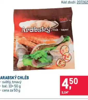 Makro Arabský chléb nabídka