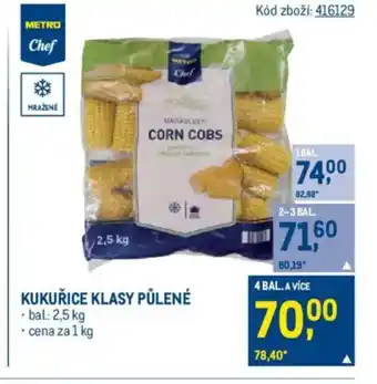 Makro Kukuřice klasy půlené nabídka