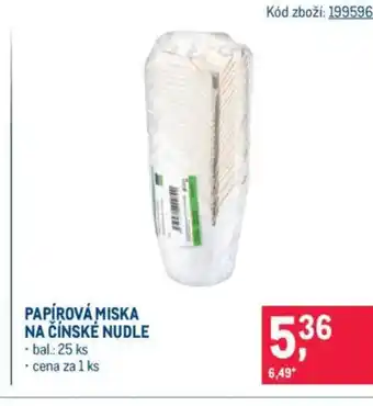 Makro Papírová miska na čínské nudle nabídka