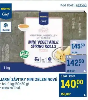 Makro Jarní závitky mini zeleninové nabídka