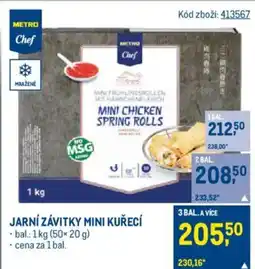 Makro Jarní závitky mini kuřecí nabídka