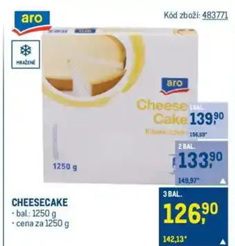 Makro Cheesecake nabídka