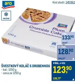 Makro Švestkový koláč s drobenkou nabídka