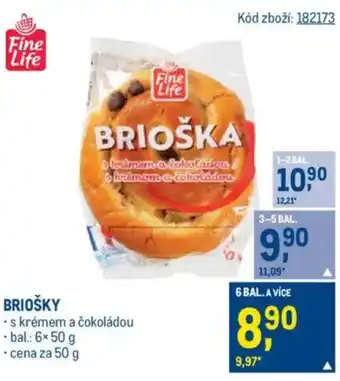 Makro Briošky nabídka