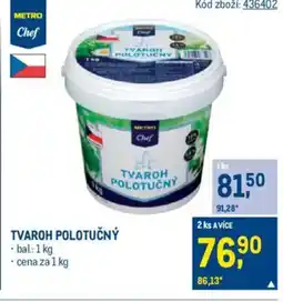 Makro Tvaroh polotučný nabídka