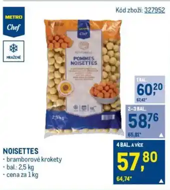 Makro Noisettes nabídka