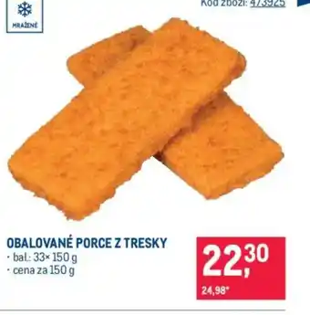 Makro Obalované porce z tresky nabídka