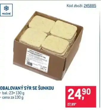 Makro Obalovaný sýr se šunkou nabídka