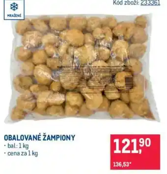 Makro Obalované žampiony nabídka