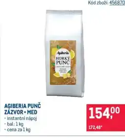 Makro Agiberia punč zázvor med nabídka