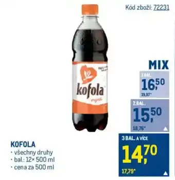 Makro KOFOLA nabídka