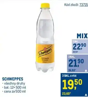 Makro SCHWEPPES nabídka