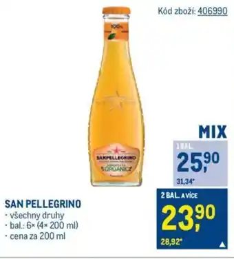 Makro SAN PELLEGRINO nabídka