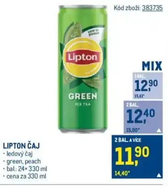 Makro LIPTON Čaj nabídka