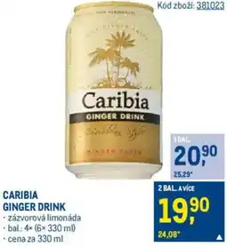 Makro CARIBIA Ginger drink nabídka