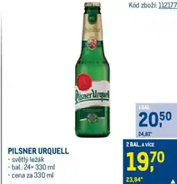 Makro PILSNER URQUELL nabídka