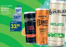 Makro REPUBLICA Mojito 6% nabídka