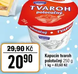 TEMPO Kapucín tvaroh polotučný nabídka