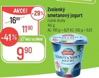 Globus Zvolenký smetanový jogurt nabídka