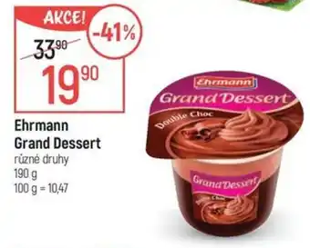 Globus Ehrmann Grand Dessert nabídka