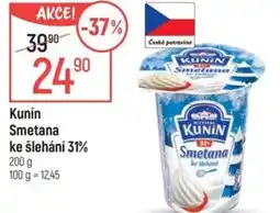 Globus Kunín Smetana ke šlehání 31% nabídka