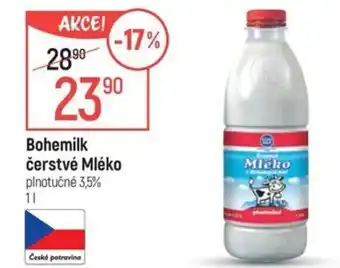 Globus Bohemilk čerstvé Mléko nabídka