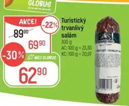 Globus Turistický trvanlivý salám nabídka