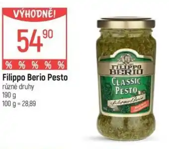 Globus Filippo Berio Pesto nabídka