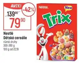 Globus Nestlé Dětské cereálie nabídka