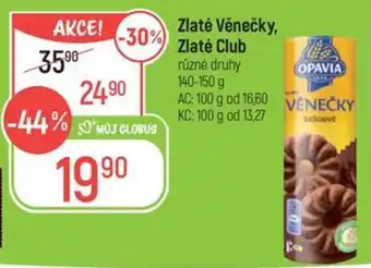 Globus Zlaté Věnečky, Zlaté Club nabídka